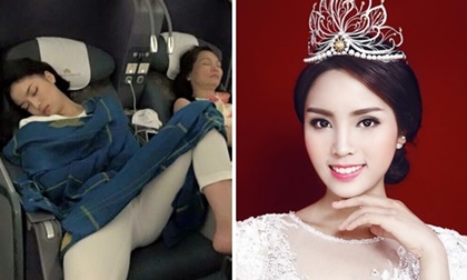 Hoa hậu Kỳ Duyên gây 'xôn xao' với tướng ngủ kém duyên