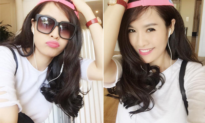 Quế Vân tươi rói trở lại Mỹ sau 2 năm đăng quang Á hậu