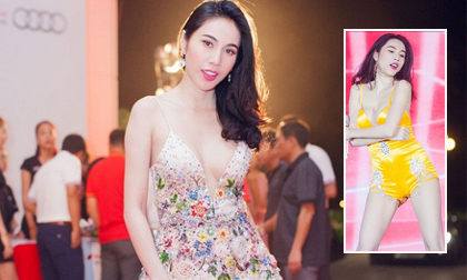 Thủy Tiên diện váy xẻ sâu khoe vòng một 'mướt mắt' trên thảm đỏ