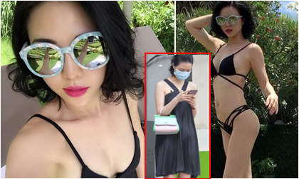 Á hậu Trà Giang khoe vòng eo 58cm xóa tin đồn mang bầu