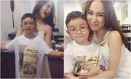 Angela Phương Trinh lần đầu khoe em trai út như hotboy nhí