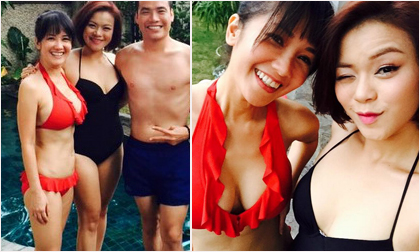 Hồng Nhung diện bikini khoe body nóng bỏng ở tuổi 45