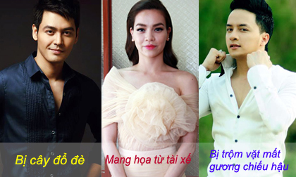 Sao Việt gặp tai nạn 'trên trời rơi xuống' với xế hộp