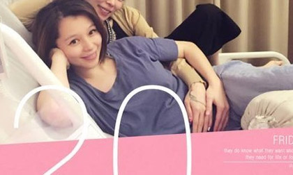 Từ Nhược Tuyên phải tiêm tới 200 mũi để giữ thai