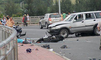 Tai nạn, 2 nạn nhân rơi cầu Thuận Phước chết tại chỗ