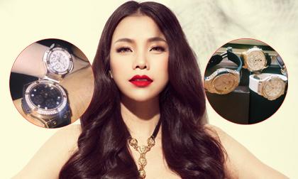 Trà Ngọc Hằng khoe BST đồng hồ khủng