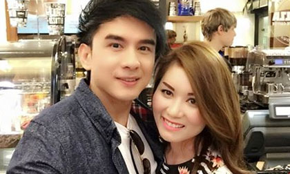 Vợ chồng Đan Trường vui vẻ đi 'du hí' châu Âu