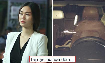 Khánh My bất ngờ bị tai nạn lúc nửa đêm