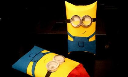 Làm Minions bằng lõi giấy vệ sinh cực đơn giản khiến trẻ thích mê