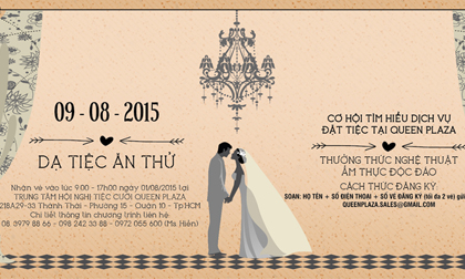 Duy nhất vào 09/08/2015 - 100 cặp đôi được tham dự 'Dạ tiệc khai trương - Ăn thử miễn phí'