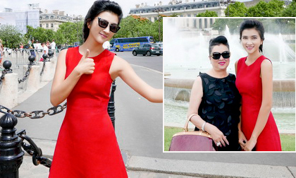 Kim Tuyến dành trọn 2 ngày dẫn mẹ dạo chơi Paris