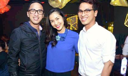 Hà Tăng tình tứ bên chồng đi dự tiệc sinh nhật 