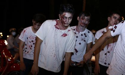 Harry Lu gây náo loạn đường phố với gương mặt ‘biến dạng’