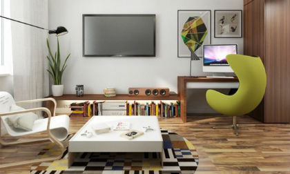 Bố trí nội thất hợp lý cho căn hộ nhỏ 43.5m²