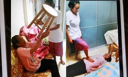Con gái bắt mẹ ăn phân uống nước tiểu gây  phẫn nộ