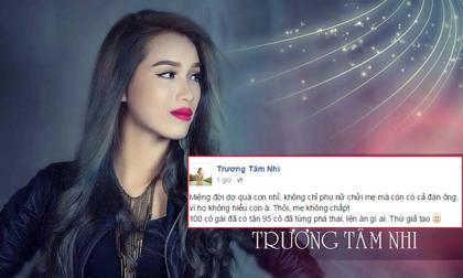 Nữ ca sĩ phá thai 4 lần: '100 cô thì có 95 cô từng phá thai, lên án gì ai'