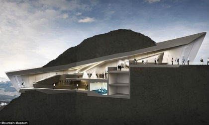 Kiến trúc độc đáo của bảo tàng trên đỉnh núi cao 2286m