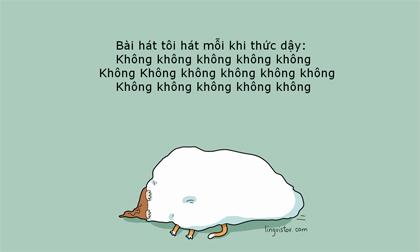 Chết cười với bộ ảnh dành cho những người thích 'ngủ nướng'