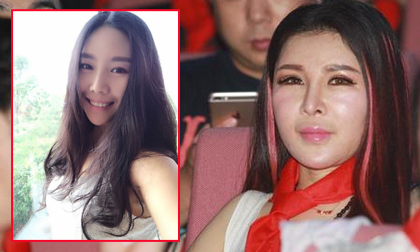 Sao nữ Trung Quốc gây choáng vì mắt híp, mặt phù do 'dao kéo' quá đà