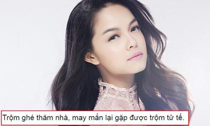 Phạm Quỳnh Anh thở phào nhẹ nhõm khi bị 'trộm tử tế' ghé thăm