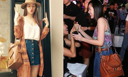 Hà Tăng - Hà Hồ 'đụng' túi hiệu 50 triệu đồng