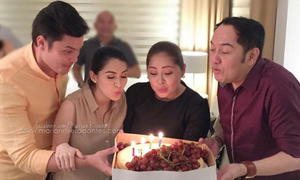 'Mỹ nhân đẹp nhất Philippines' hạnh phúc đón sinh nhật sớm