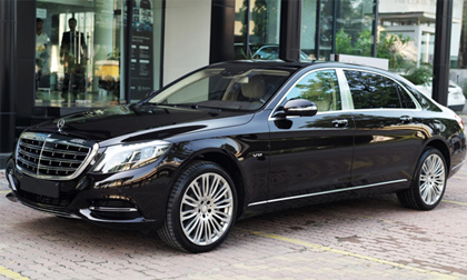 Cận cảnh Maybach S600 màu Ruby đầu tiên tại Việt Nam