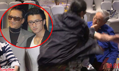 Bố Tạ Đình Phong tát nghệ sĩ gạo cội giữa buổi họp báo