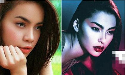 Xôn xao mẫu Tây có khuôn mặt giống Hà Hồ