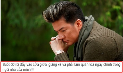 Đàm Vĩnh Hưng cay đắng tâm sự về cuộc đời mình