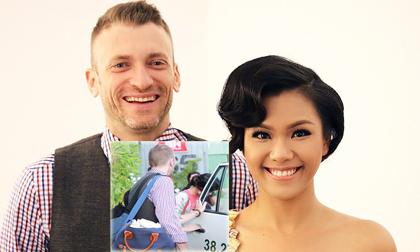 Chồng Tây ‘hộ tống’ Phương Vy đi diễn bằng taxi