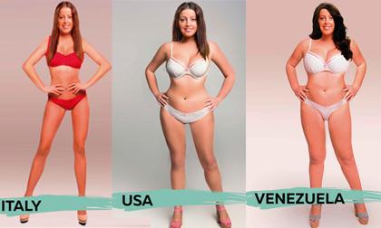Vẻ đẹp tiêu chuẩn của phụ nữ ở các quốc gia qua ảnh photoshop 1 cô gái