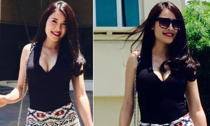 Quế Vân khoe vòng một tròn đầy 'thiêu đốt' ánh nhìn