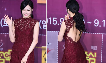 Tiffany (SNSD) 'kín trước hở sau' tại sự kiện