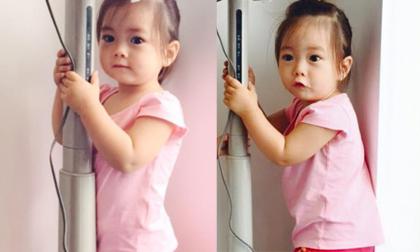 Con gái Đoan Trang cực yêu khi đi ăn tân gia cùng bố mẹ
