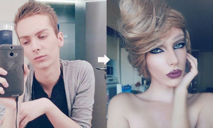 Chàng trai 'chuyển giới' kinh ngạc chỉ trong ít phút