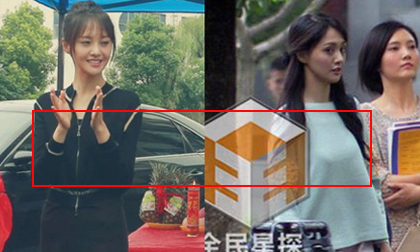 'Mỹ nhân dao kéo' Trịnh Sảng bị 'nhòm ngó' vì vòng một to nhỏ bất thường
