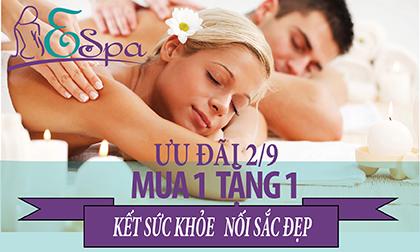 Tận hưởng ngày lễ 2/9 trọn vẹn với ưu đãi mua 1 tặng 1 tại ESPA.VN