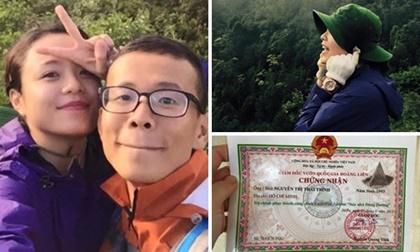 Thái Trinh leo núi liên tục 12 tiếng, chinh phục đỉnh Phan Xi Păng 3143m