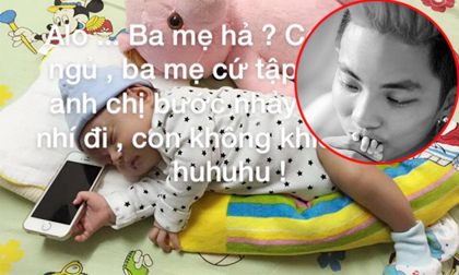 Phan Hiển lần đầu khoe ảnh cận mặt con trai hơn 1 tháng tuổi?