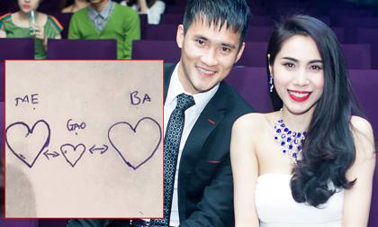 Thủy Tiên hào hứng khoe hình vẽ ngọt ngào do Công Vinh gửi tặng