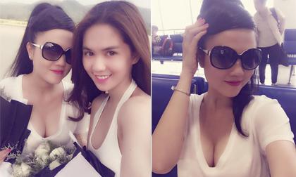 Chị gái Ngọc Trinh khoe vòng một 'ngồn ngộn' bên cạnh em gái