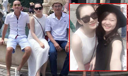 Ngọc Thạch rạng rỡ đi du lịch cùng gia đình nhà chồng