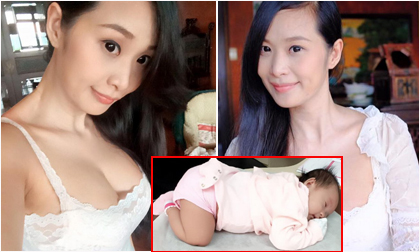 Con gái Lê Kiều Như say ngủ tựa thiên thần khi đi khám