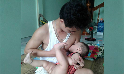 Chùm ảnh những cách chăm con 'bá đạo' của bố khi mẹ vắng nhà