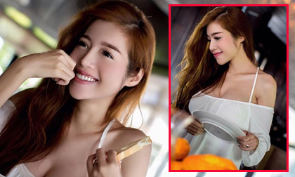 Elly Trần khoe vòng một căng tròn sau khi được báo Singapore khen ngợi