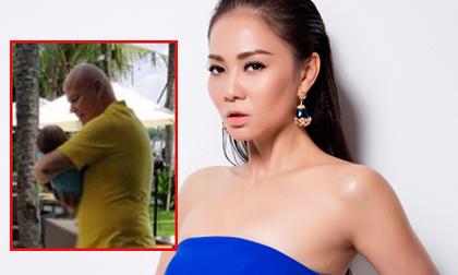 Thu Minh úp mở hình ảnh của con trai đầu lòng
