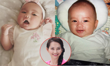 Kim Hiền khoe ảnh con gái giống hệt anh trai Sonic