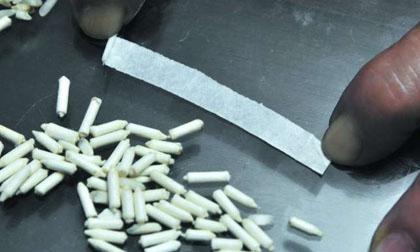 Phát hiện loại gạo giả được làm từ giấy 