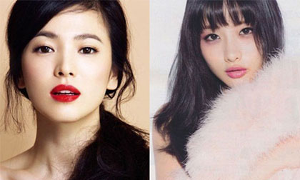 Ngỡ ngàng mỹ nhân Hàn và Nhật giống nhau như 'hai giọt nước'